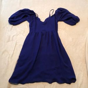Navy anthro dress